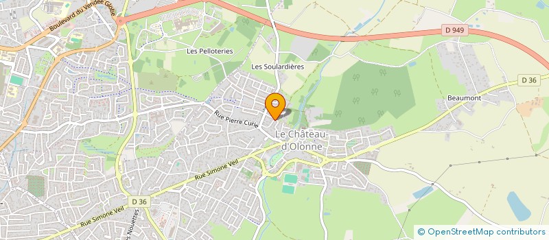 localisation de l'entreprise MONSIEUR JULIEN CHEVALIER à LES SABLES D'OLONNE