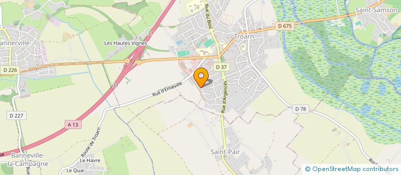 localisation de l'entreprise MONSIEUR JULIEN CHEVALIER  COLOMBELLES