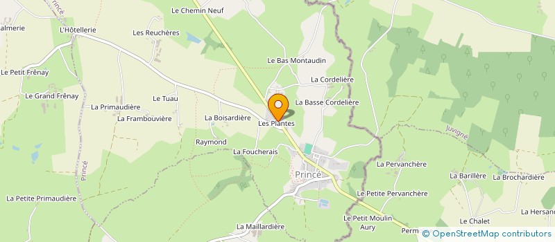 localisation de l'entreprise MONSIEUR JULIEN CHEVALIER  PRINCE