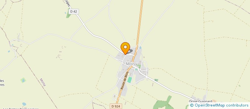 localisation de l'entreprise MONSIEUR JULIEN CHEVALLEREAU  MOISY