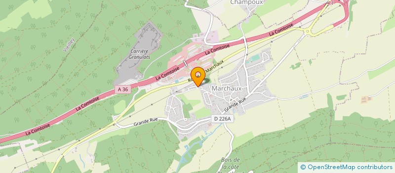 localisation de l'entreprise MONSIEUR JULIEN CHEVIGNY  MARCHAUX-CHAUDEFONTAINE