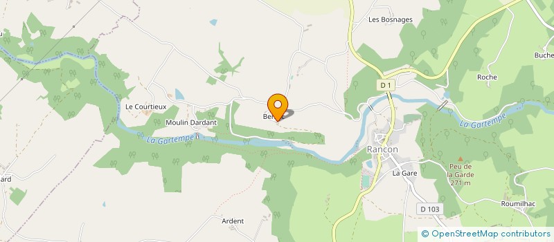 localisation de l'entreprise MONSIEUR JULIEN CHEVRIER GROS à RANCON