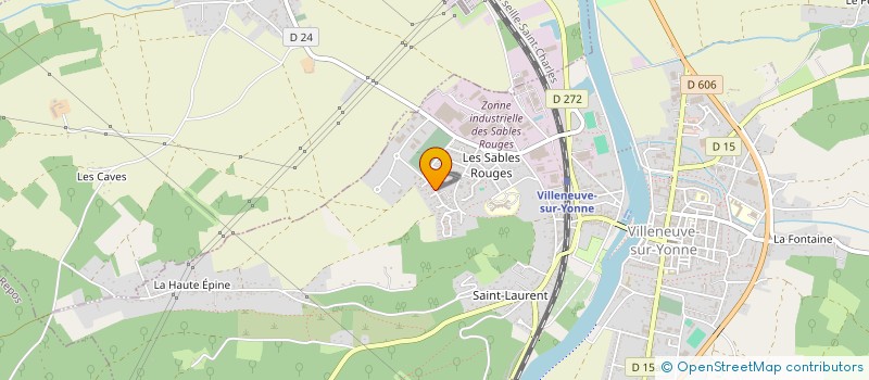 localisation de l'entreprise MONSIEUR JULIEN CHICANNE à VILLENEUVE-SUR-YONNE