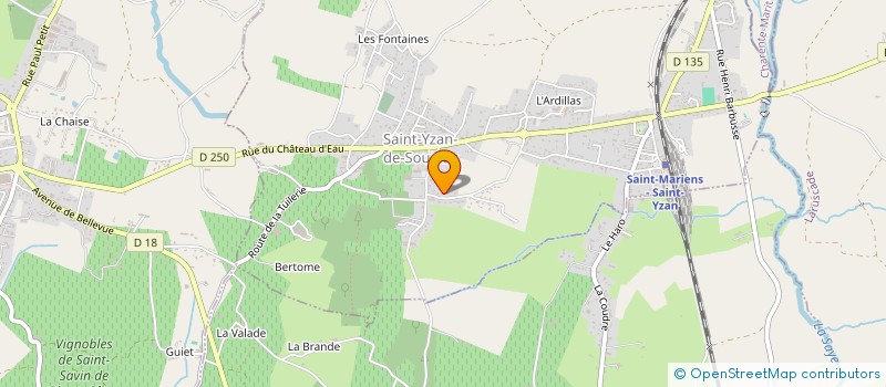 localisation de l'entreprise MONSIEUR JULIEN CHIES  SAINT-YZAN-DE-SOUDIAC