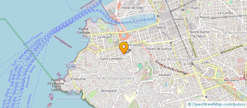 localisation de l'entreprise MONSIEUR JULIEN CHIOTTI à MARSEILLE