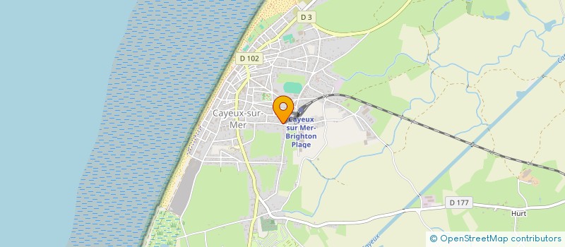 localisation de l'entreprise MONSIEUR JULIEN CHIRACHE à CAYEUX-SUR-MER