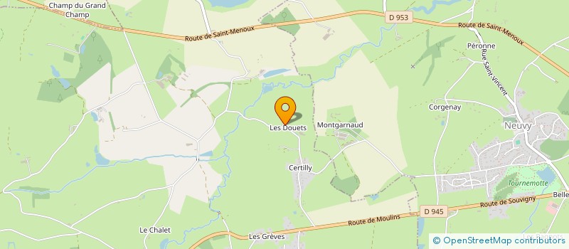 localisation de l'entreprise MONSIEUR JULIEN CHOPARD  COULANDON