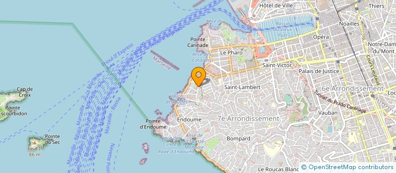 localisation de l'entreprise MONSIEUR JULIEN CHRISTE  MARSEILLE