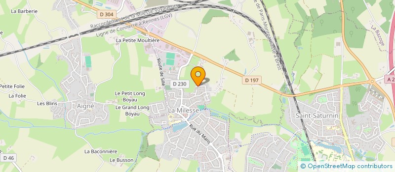 localisation de l'entreprise MONSIEUR JULIEN CIBOIS  LA MILESSE