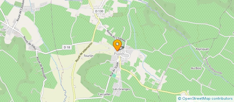 localisation de l'entreprise MONSIEUR JULIEN CIGRAND  PUJOLS