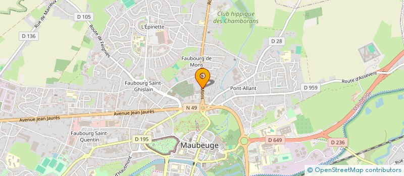 localisation de l'entreprise MONSIEUR JULIEN CIMINO  BETTIGNIES