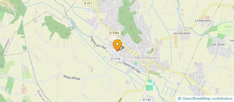 localisation de l'entreprise MONSIEUR JULIEN CINI  MONTMEYRAN