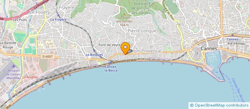 localisation de l'entreprise MONSIEUR JULIEN CINQUABRE à CANNES