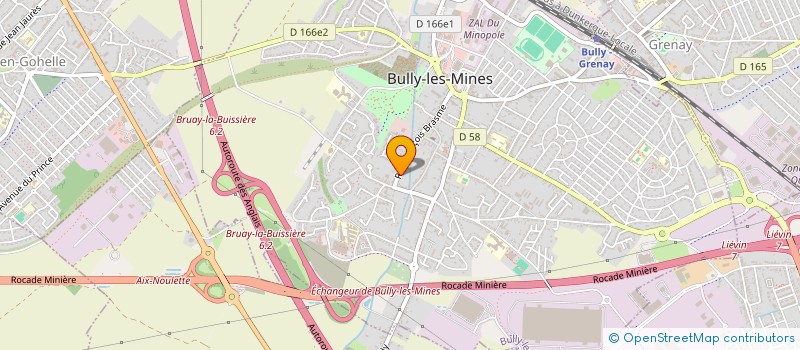 localisation de l'entreprise MONSIEUR JULIEN CITERNE à BULLY-LES-MINES