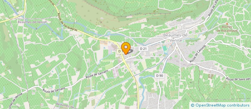 localisation de l'entreprise MONSIEUR JULIEN CIVRAIS  BEAUMES-DE-VENISE