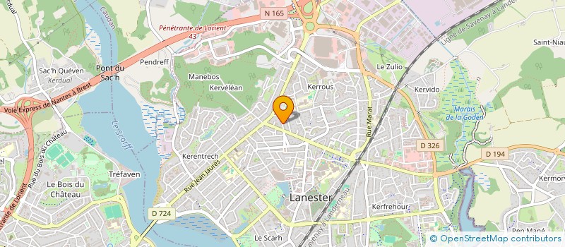 localisation de l'entreprise MONSIEUR JULIEN CLAISSE  LANESTER