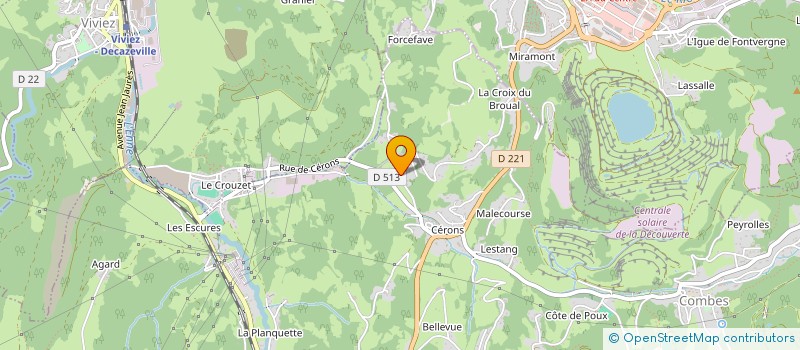 localisation de l'entreprise MONSIEUR JULIEN CLAMAGIRAND  AUBIN