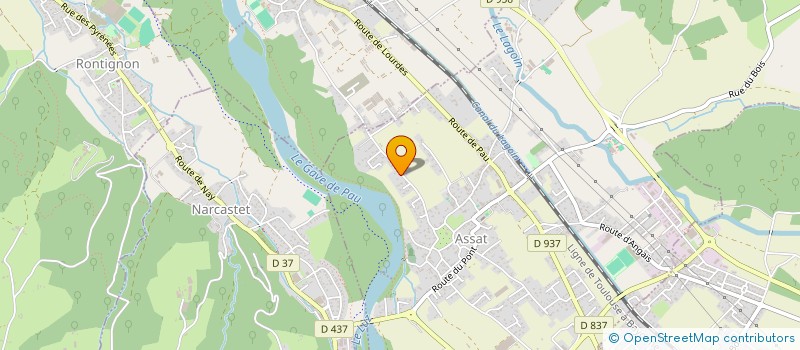 localisation de l'entreprise MONSIEUR JULIEN CLAMENT  ASSAT