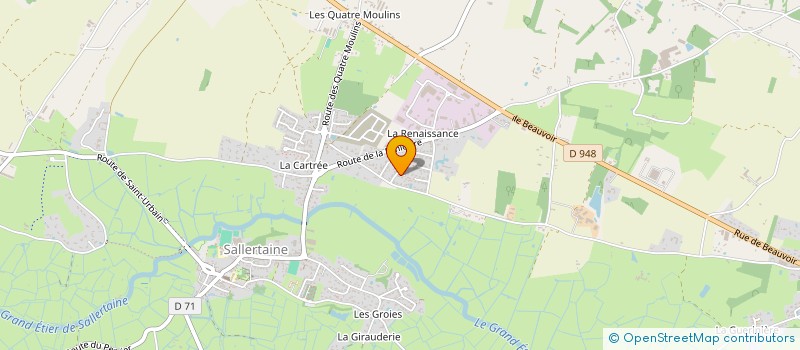 localisation de l'entreprise MONSIEUR JULIEN CLARISSE à SALLERTAINE
