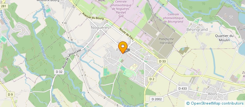 localisation de l'entreprise MONSIEUR JULIEN CLAVE-LABRISEE  PARDIES