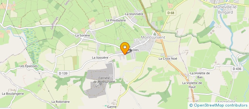 localisation de l'entreprise MONSIEUR JULIEN CLEMENCEAU  SAINT-DENIS-LE-VETU