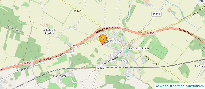 localisation de l'entreprise MONSIEUR JULIEN CLEMENCEAU  PISANY