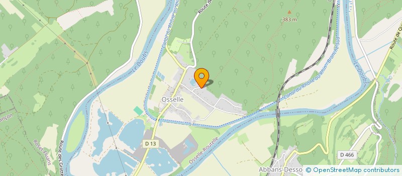 localisation de l'entreprise MONSIEUR JULIEN CLEMENT  OSSELLE-ROUTELLE