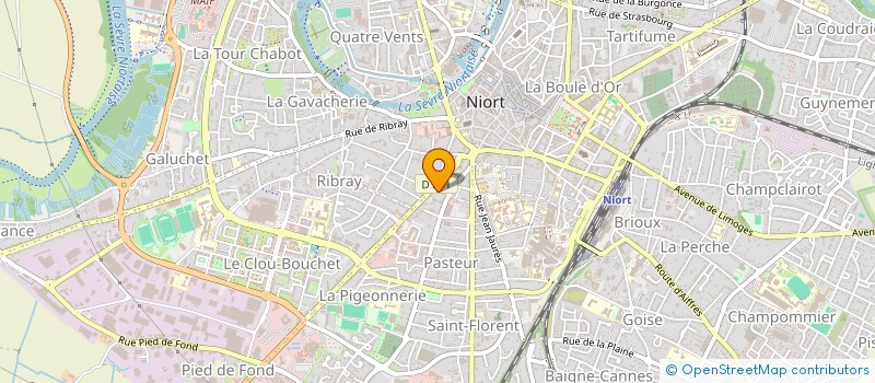 localisation de l'entreprise MONSIEUR JULIEN CLEMENT  NIORT