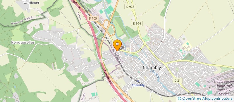 localisation de l'entreprise MONSIEUR JULIEN CNUDDE  CHAMBLY