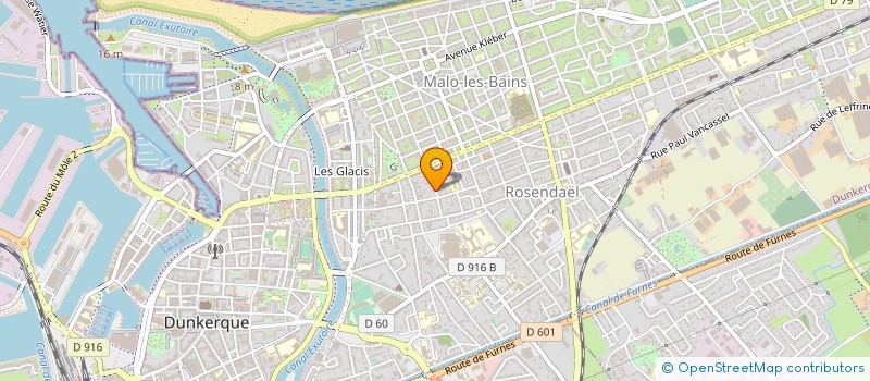 localisation de l'entreprise MONSIEUR JULIEN COADOU à DUNKERQUE