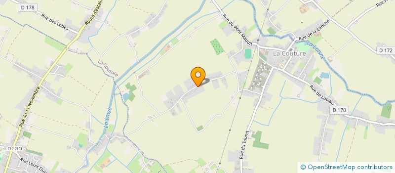 localisation de l'entreprise MONSIEUR JULIEN COCQ  LA COUTURE