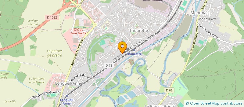 localisation de l'entreprise MONSIEUR JULIEN COELHO  THOUROTTE