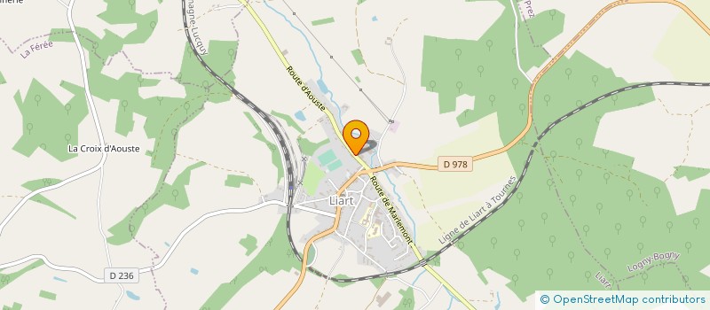 localisation de l'entreprise MONSIEUR JULIEN COFFART  LIART