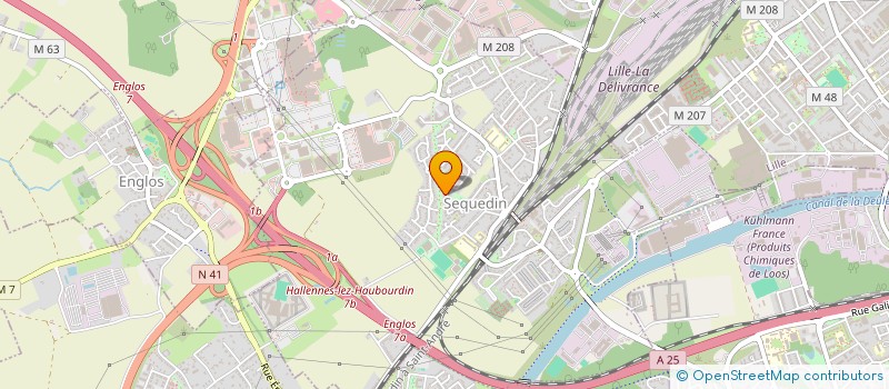 localisation de l'entreprise MONSIEUR JULIEN COISNE  SEQUEDIN