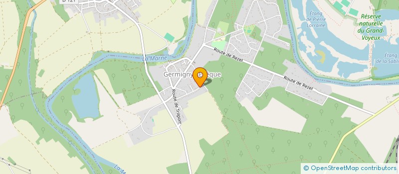 localisation de l'entreprise MONSIEUR JULIEN COLAS  GERMIGNY-L'EVEQUE