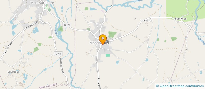 localisation de l'entreprise MONSIEUR JULIEN COLATO à MONTIPOURET