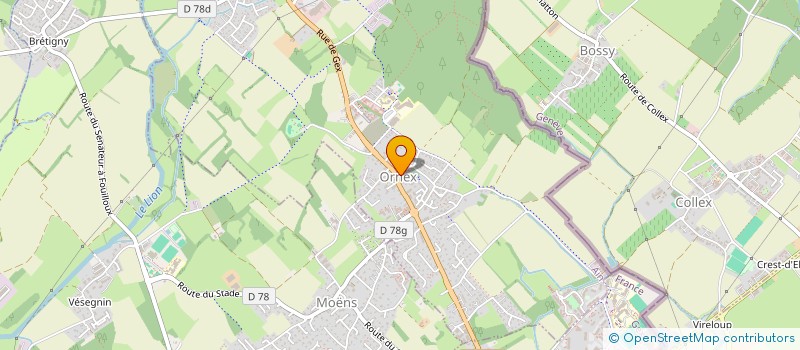 localisation de l'entreprise MONSIEUR JULIEN COLIZZI  ORNEX