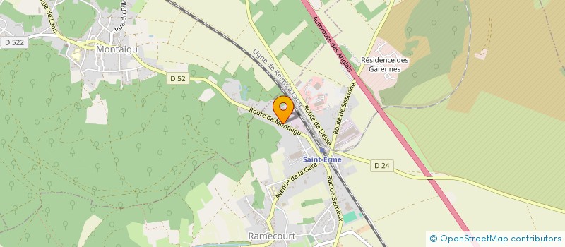 localisation de l'entreprise MONSIEUR JULIEN COLLARD  SAINT-ERME-OUTRE-ET-RAMECOURT