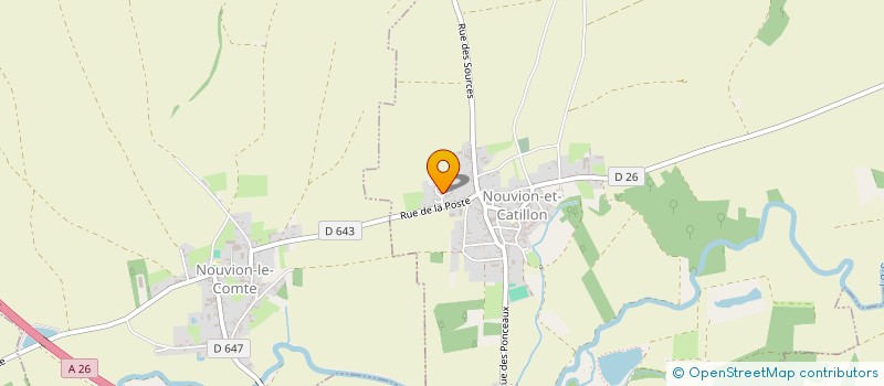 localisation de l'entreprise MONSIEUR JULIEN COLLETTE  NOUVION-ET-CATILLON