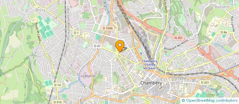 localisation de l'entreprise MONSIEUR JULIEN COLLIER  CHAMBERY