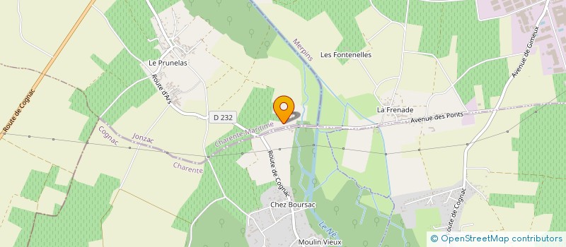 localisation de l'entreprise MONSIEUR JULIEN COLLIN à SALIGNAC-SUR-CHARENTE