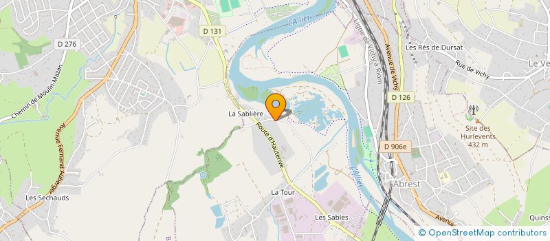 localisation de l'entreprise MONSIEUR JULIEN COLLOMBIER  ABREST