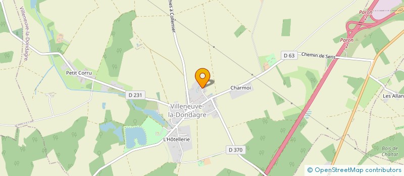 localisation de l'entreprise MONSIEUR JULIEN COLLOT à VILLENEUVE-LA-DONDAGRE