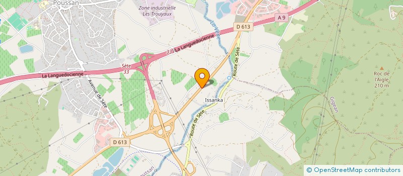 localisation de l'entreprise MONSIEUR JULIEN COLOMBAR  POUSSAN