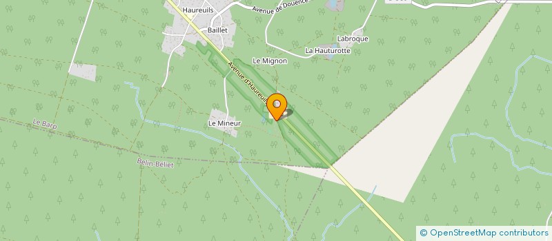 localisation de l'entreprise MONSIEUR JULIEN COLOMBEL  SAUCATS