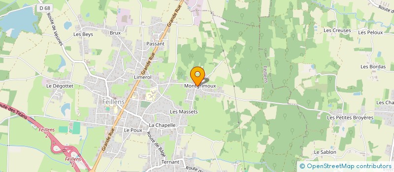 localisation de l'entreprise MONSIEUR JULIEN COMBE à FEILLENS