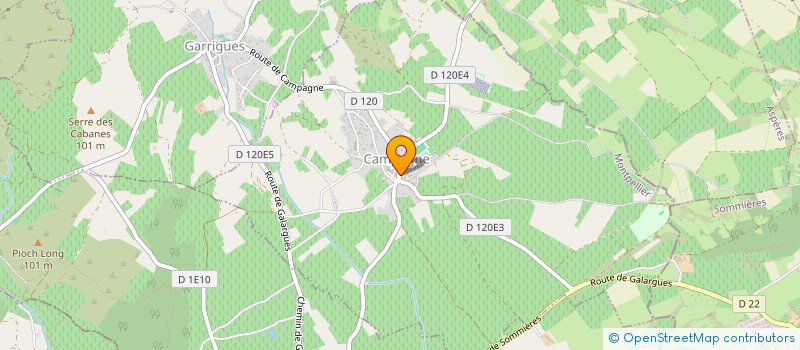 localisation de l'entreprise MONSIEUR JULIEN COMPAS  CAMPAGNE