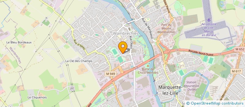 localisation de l'entreprise MONSIEUR JULIEN COMPERNOLLE  WAMBRECHIES