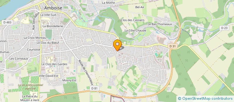 localisation de l'entreprise MONSIEUR JULIEN CONAN  AMBOISE