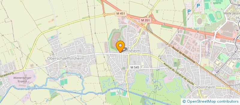 localisation de l'entreprise MONSIEUR JULIEN CONRATH  WOLFISHEIM